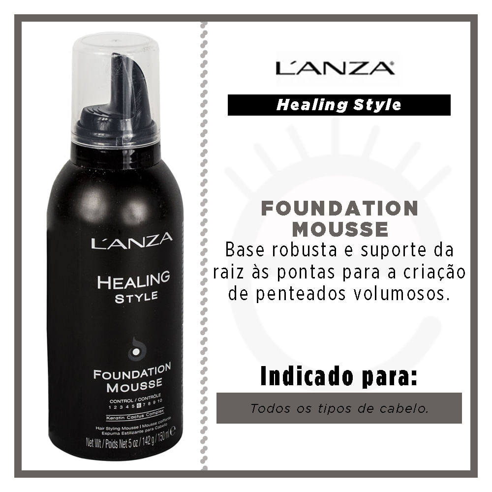 Miniatura Mousse Estilizante L'anza - Style Foundation Mousse 150ml