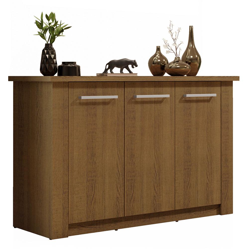 Miniatura Buffet Aparador para Sala de Jantar Madesa 3 Portas Rustic