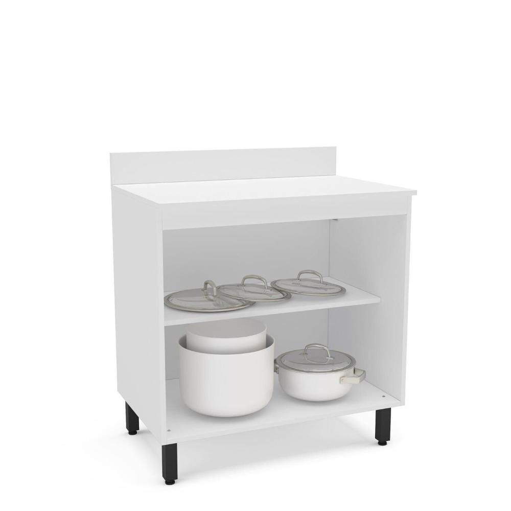 Miniatura Balcão de Cozinha 2 Portas 3 Gavetas Branco