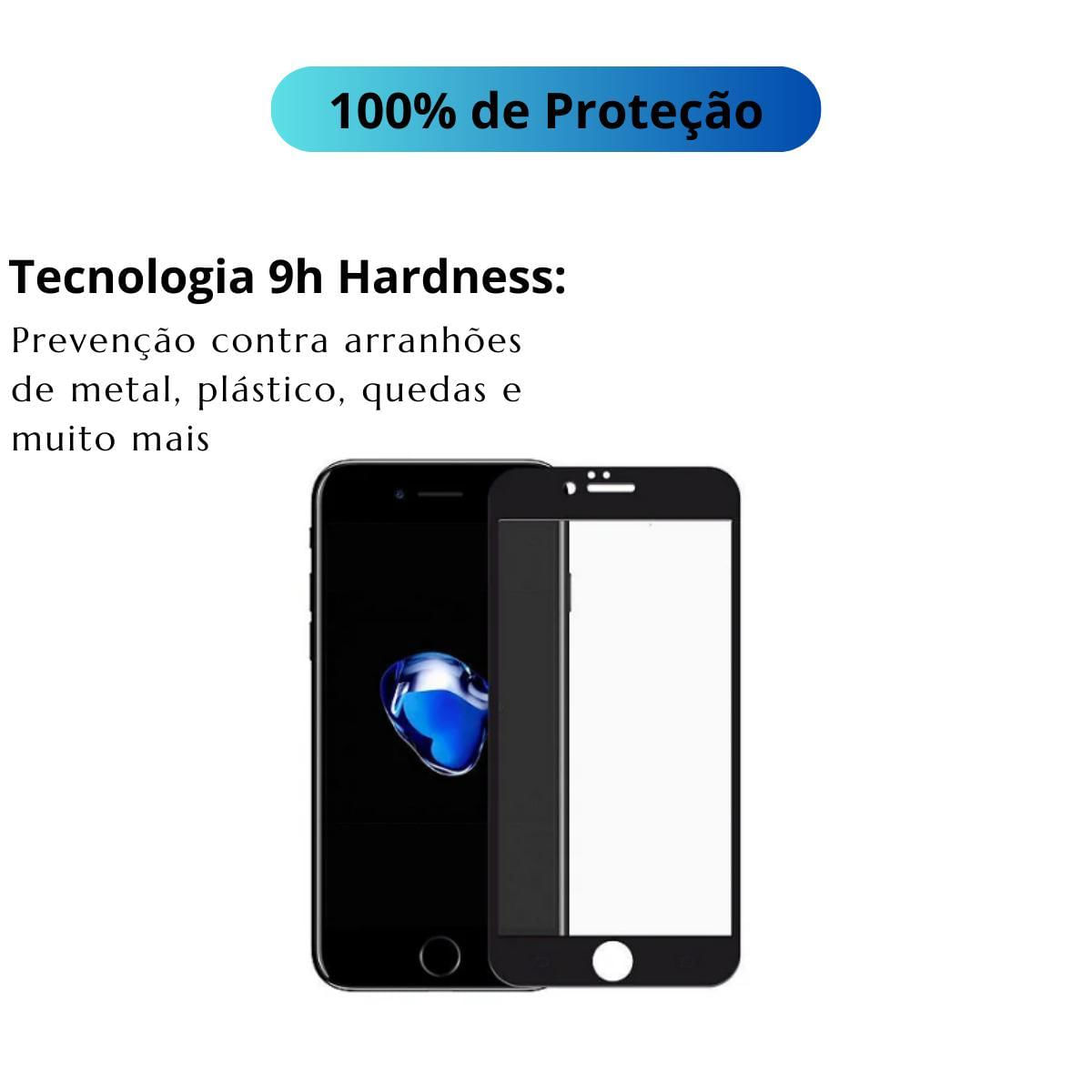 Película 3D Vidro Compatível Com Xiaomi Redmi 9T