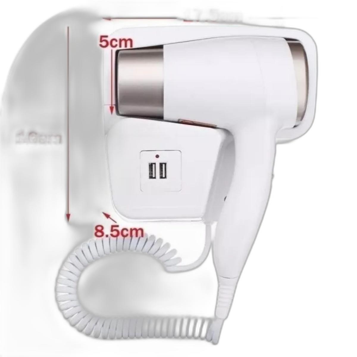 Miniatura Secador De Cabelo 220V Portátil Para Viagem Potente Hotel