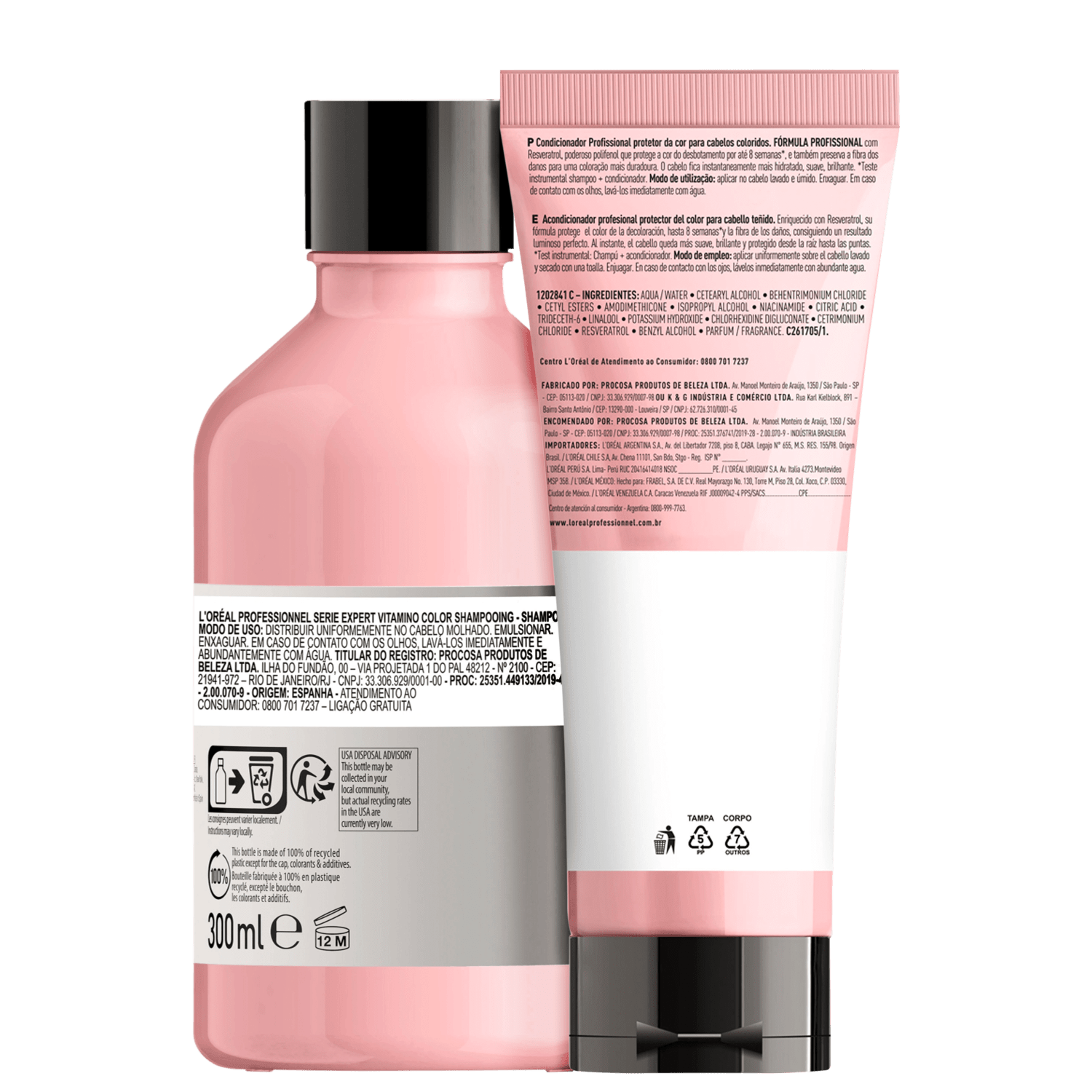 Miniatura Kit L'Oréal Professionnel Serie Expert Vitamino Color Duo (2 Produtos)