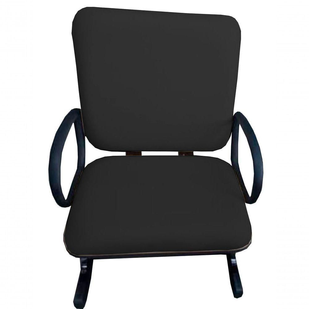 Miniatura 02 Cadeiras Para Escritório Para Obesos Até 250kg Preto