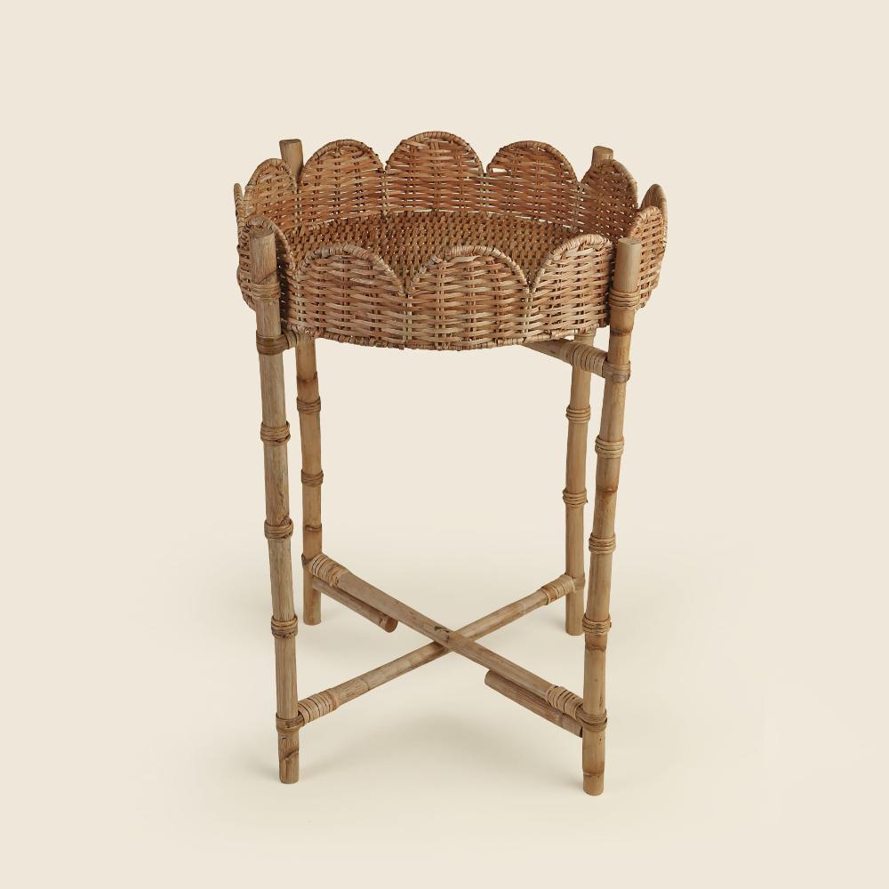 Mesa Lateral Rattan Maui 36x55cm - A\CASA