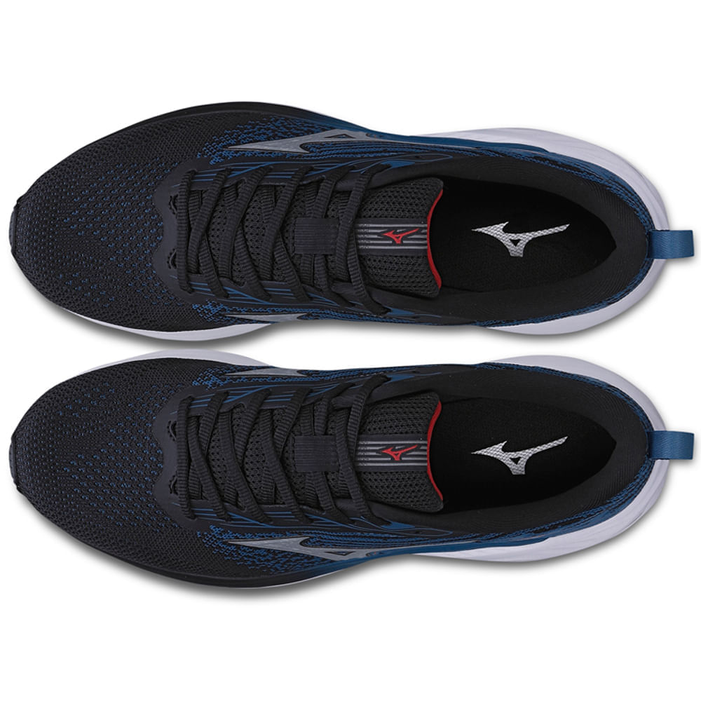 Miniatura Tênis de Corrida Masculino Mizuno Wave Vitality 5 Preto - 38