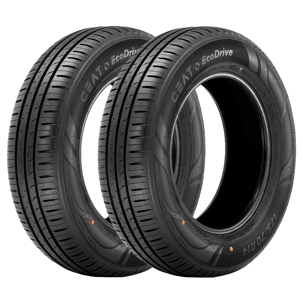 Miniatura Jogo 2 Pneus Ceat Aro 14 EcoDrive 175/65R14 82T