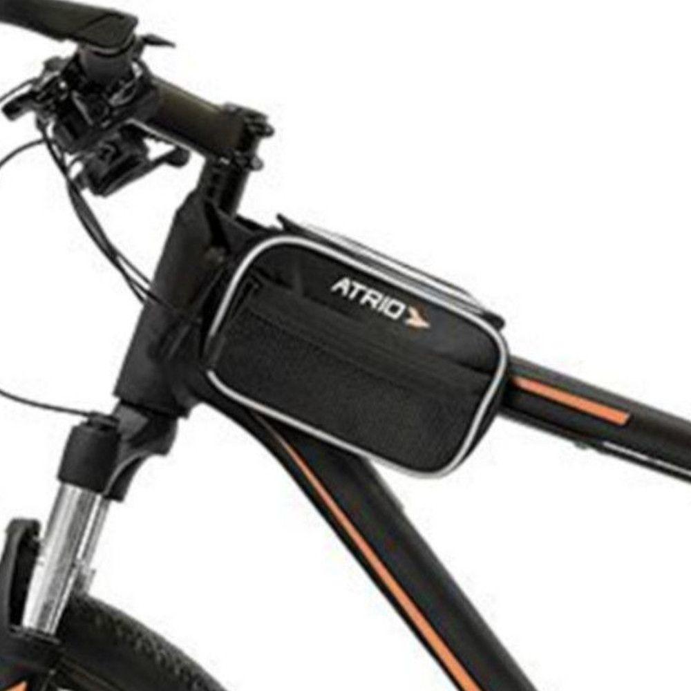 Miniatura Mini Alforge para Celular de até 5,5" Preto Atrio BI131