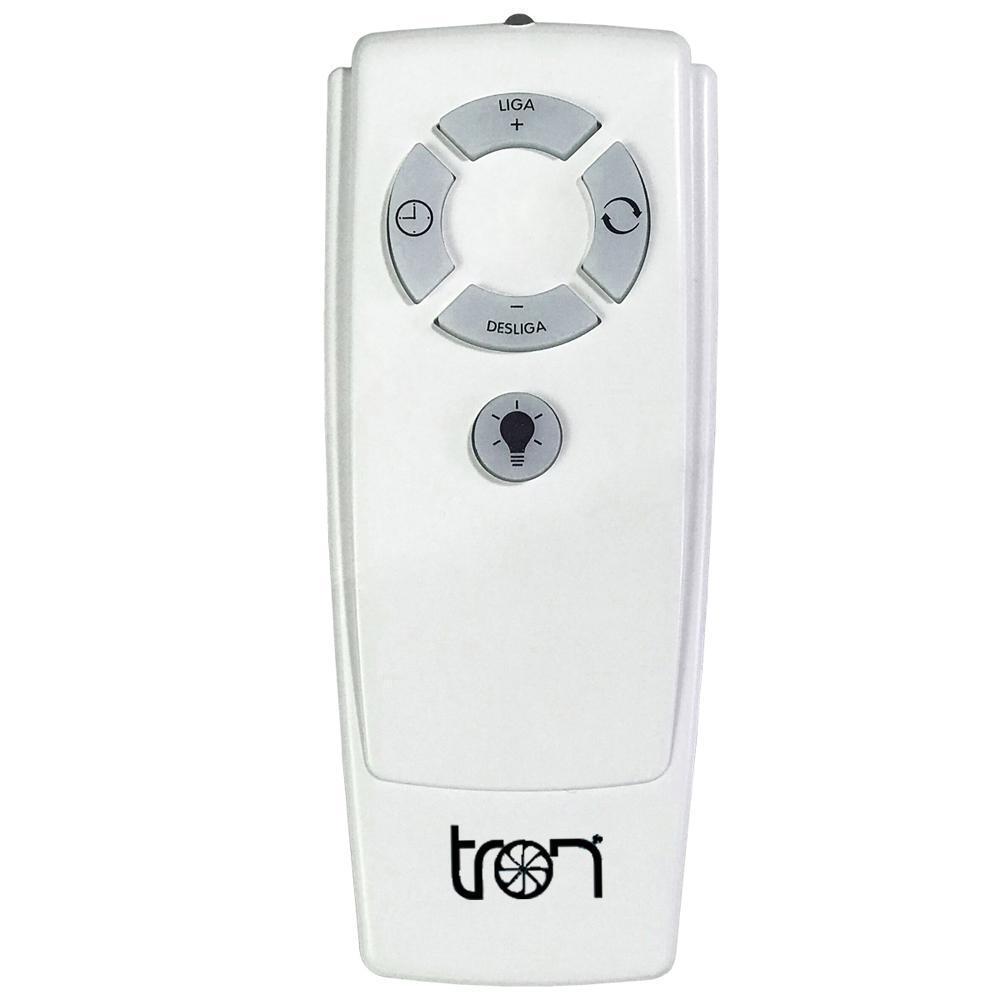 Ventilador de Teto Com Controle Remoto Silencioso Branco