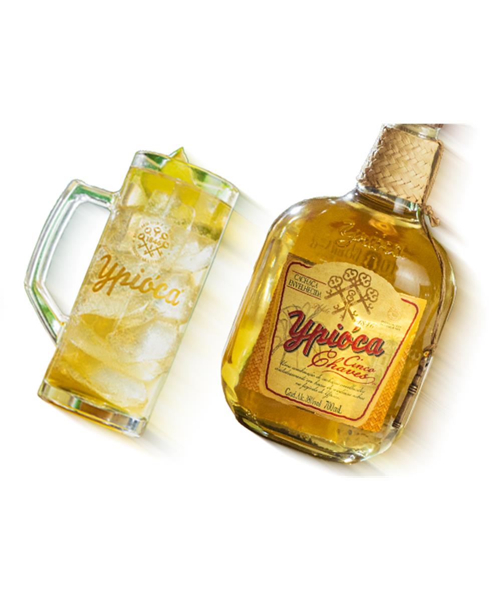 Miniatura Cachaça Envelhecida Ypióca Garrafa 700ml