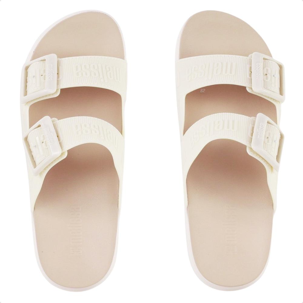 Miniatura Sandália Melissa Cozy Slide M Lover Platform Feminina Bege / Nude - 33/34