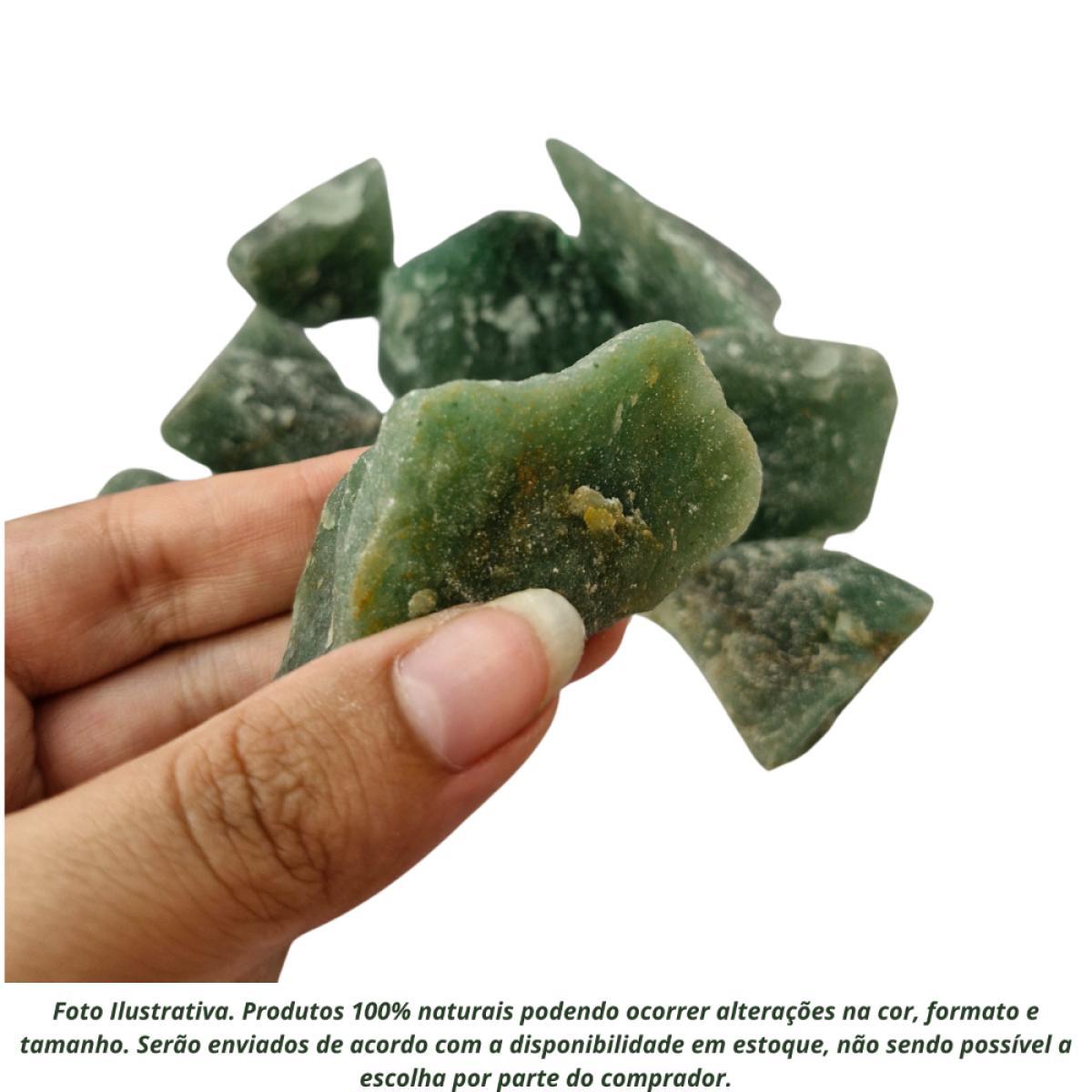 Miniatura Pedra Aventurina 4 A 6 Cm Bruta Natural 500 Gramas