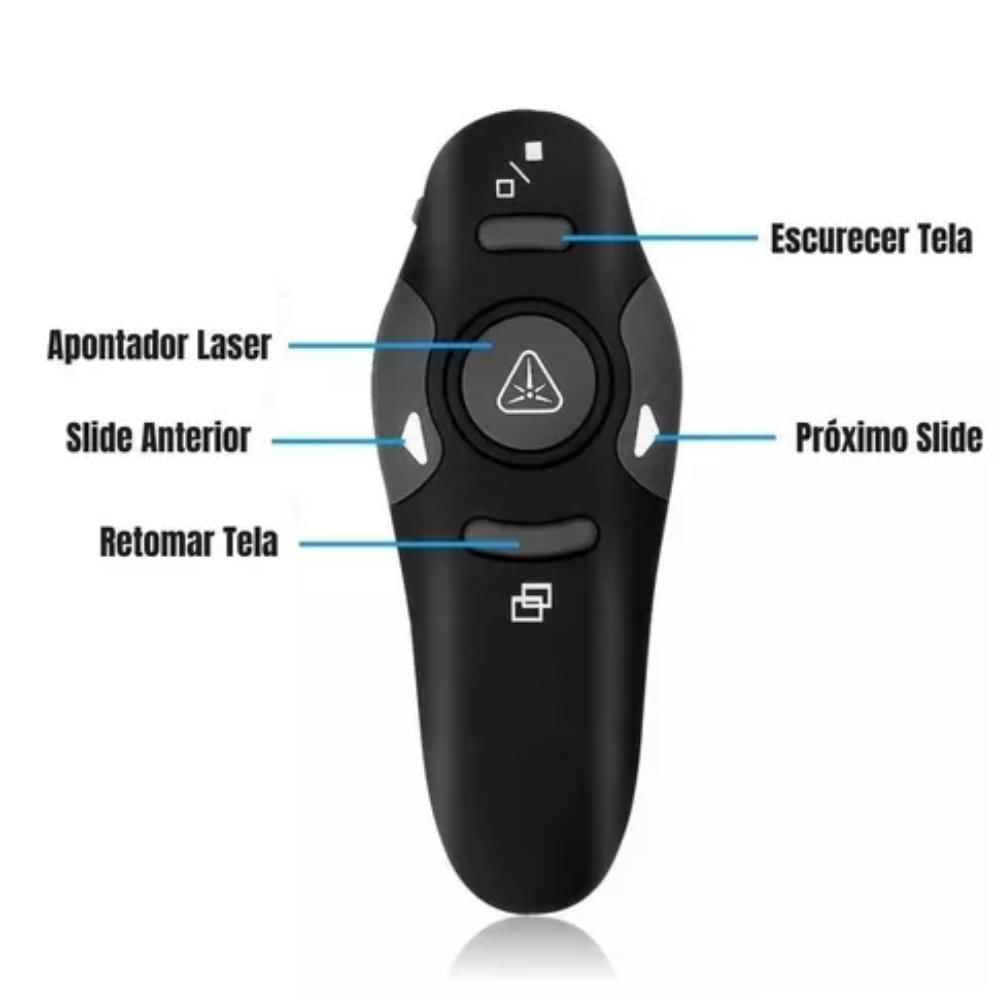 Controle Laser Slides Caneta Usb Apresentador Data Show Top