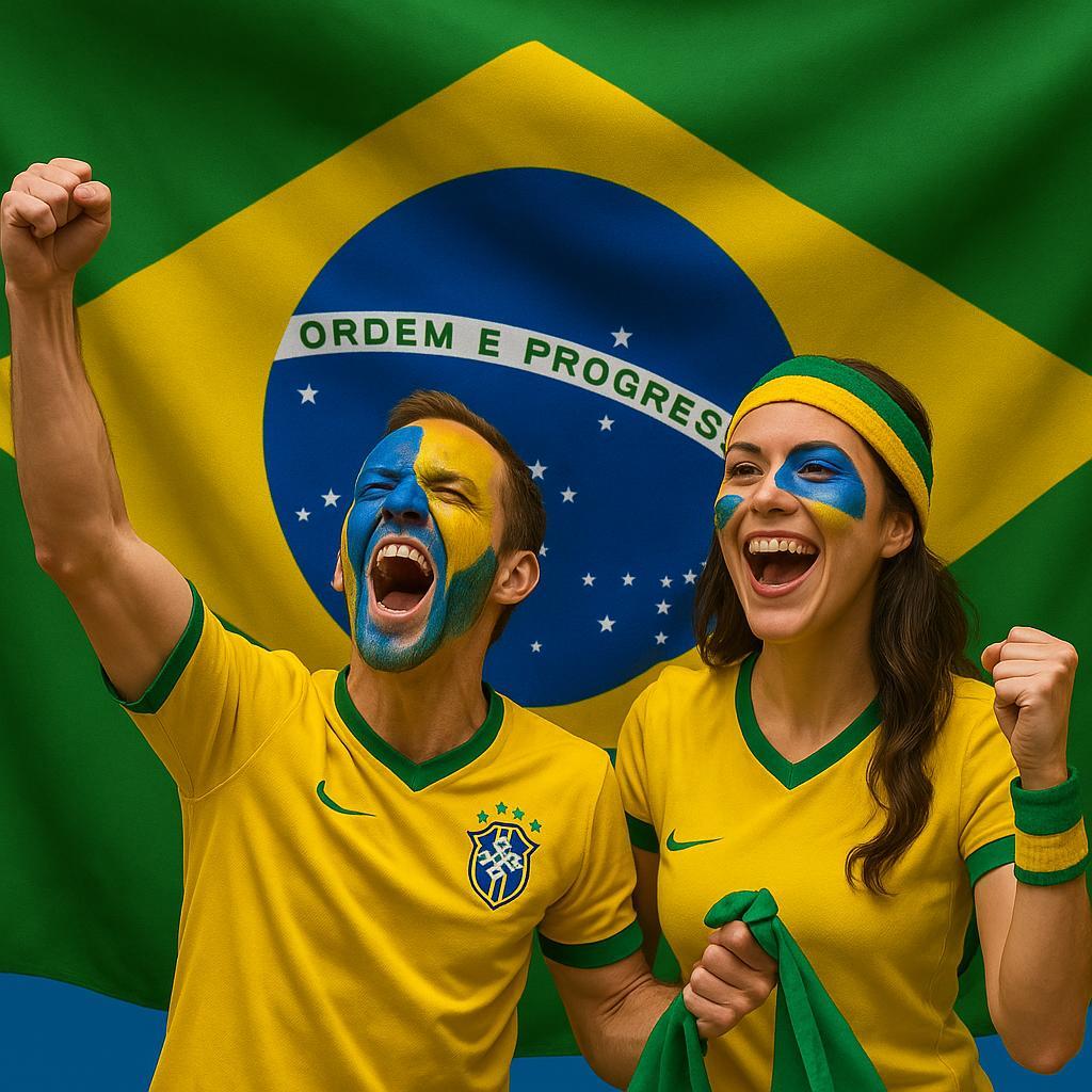 Miniatura Bandeira Brasil 3X2 M Campeonato Muldial Clubes Torcida Gol