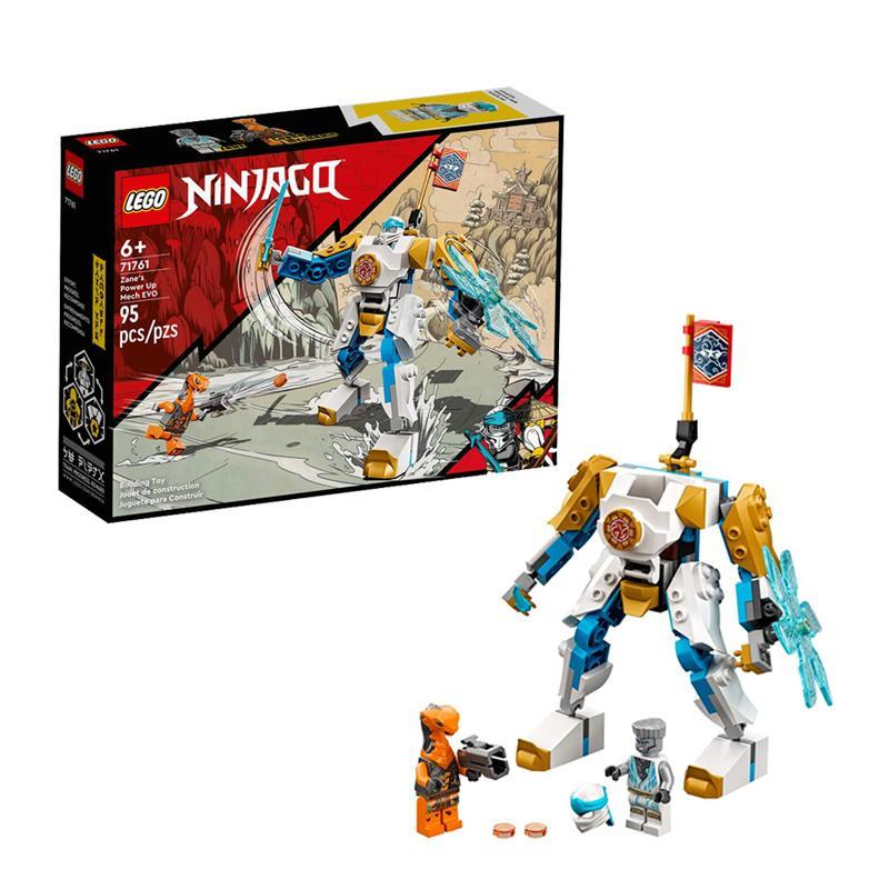 Miniatura Lego Ninjago Robô Power Up Evo Do Zane 71761 - 95 Peças