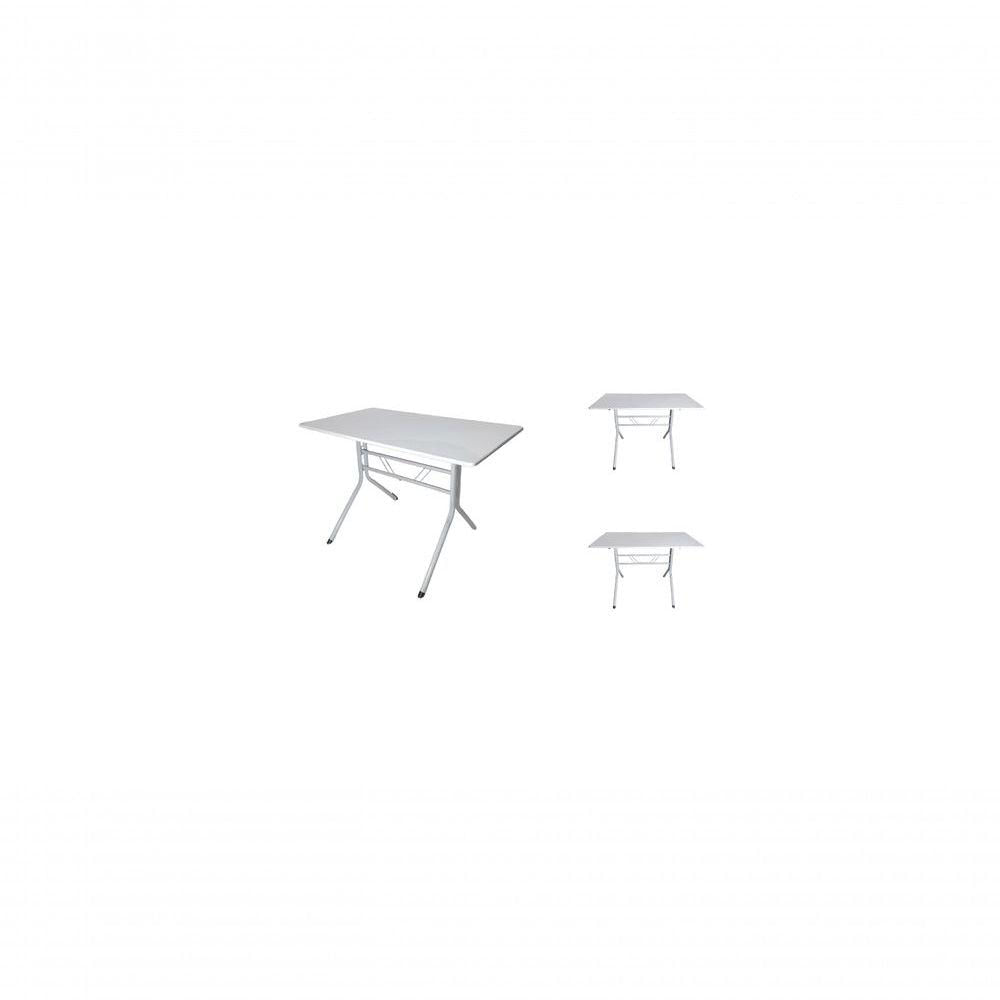 Miniatura Kit 3 Mesas Moema 120x70 Branca Base Branca
