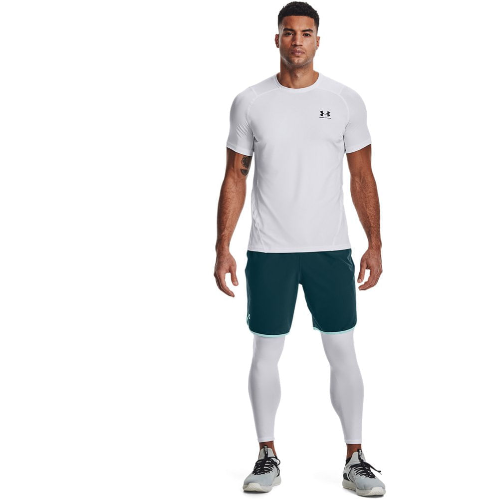 Miniatura Legging de Treino Masculina Under Armour HG 2GG Branco