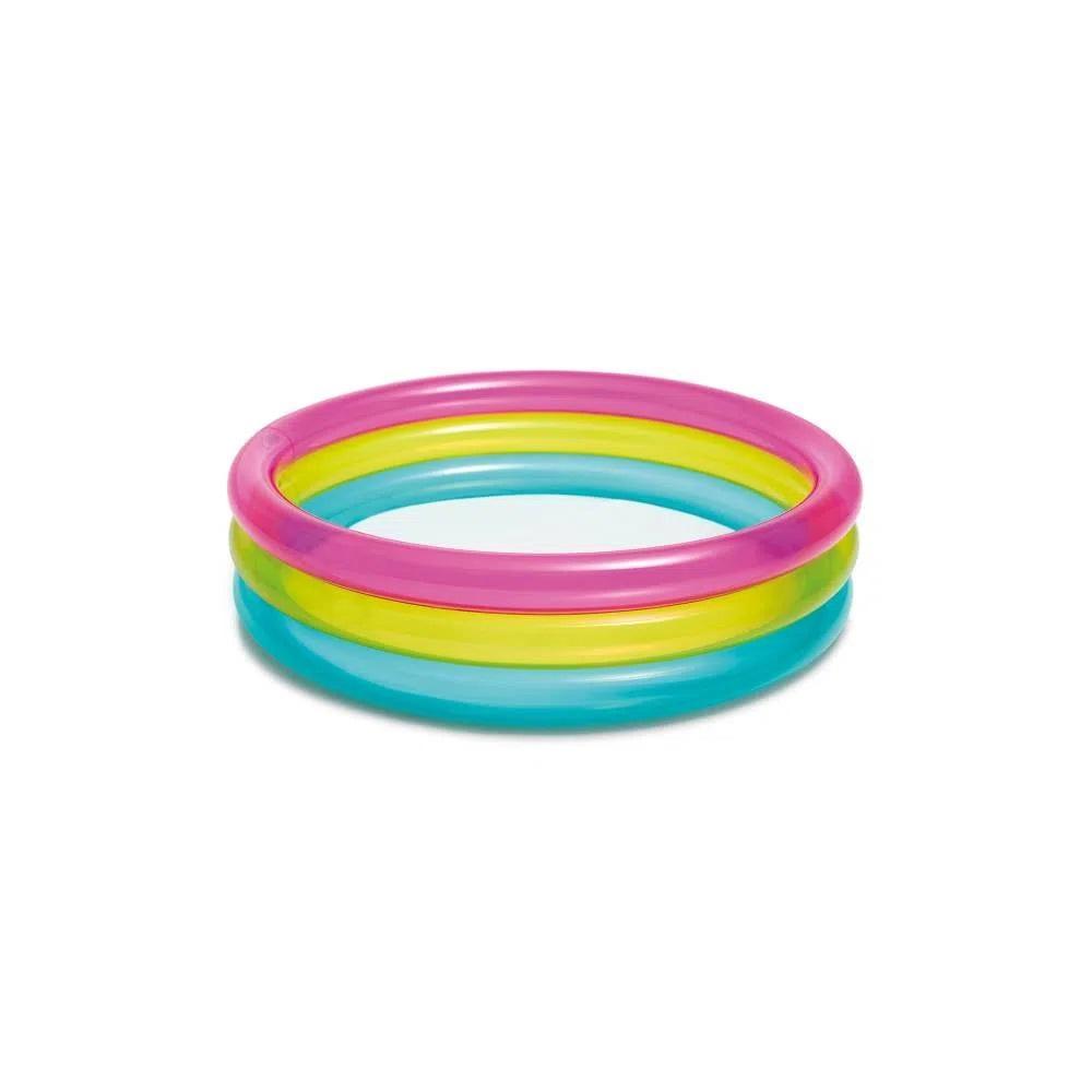 Miniatura Piscina Inflável Infantil Intex Baby Colorida 63 Litros
