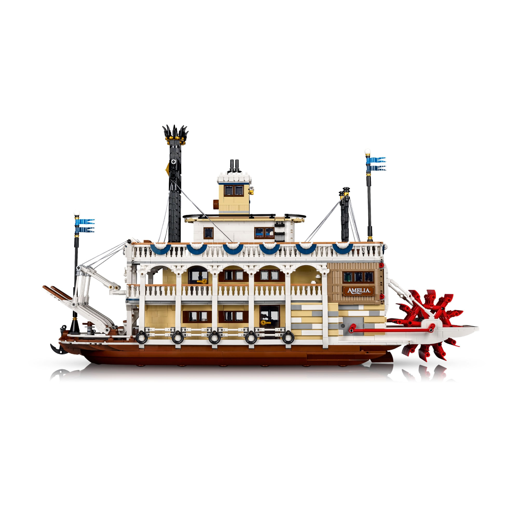 Miniatura LEGO® Ideas - Barco Fluvial a Vapor