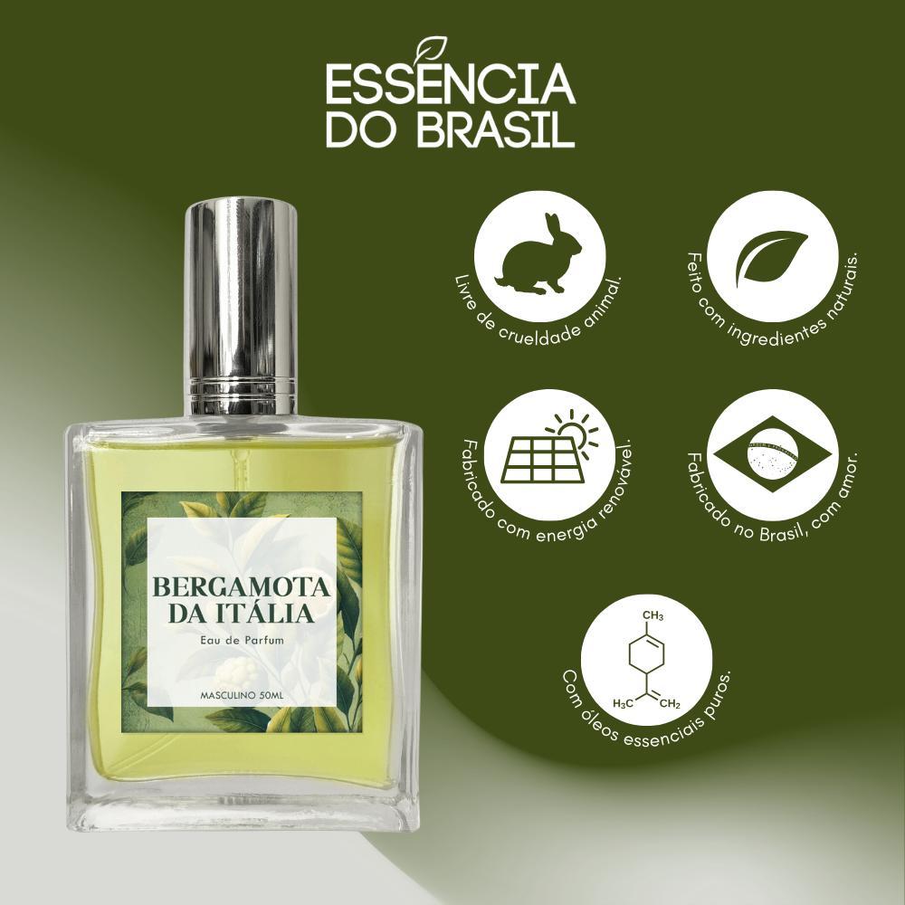 Miniatura Perfume Bergamota Da Itália Masculino 50Ml Natural E Vegano