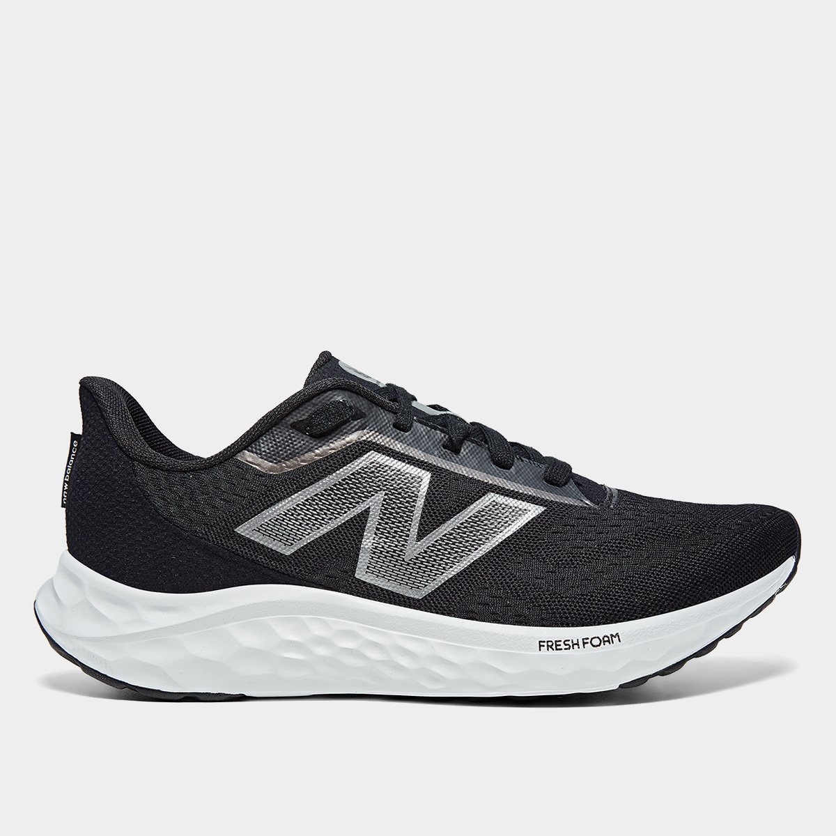 Miniatura Tênis New Balance Fresh Foam Arishi V'4 Masculino Preto+Prata - 38