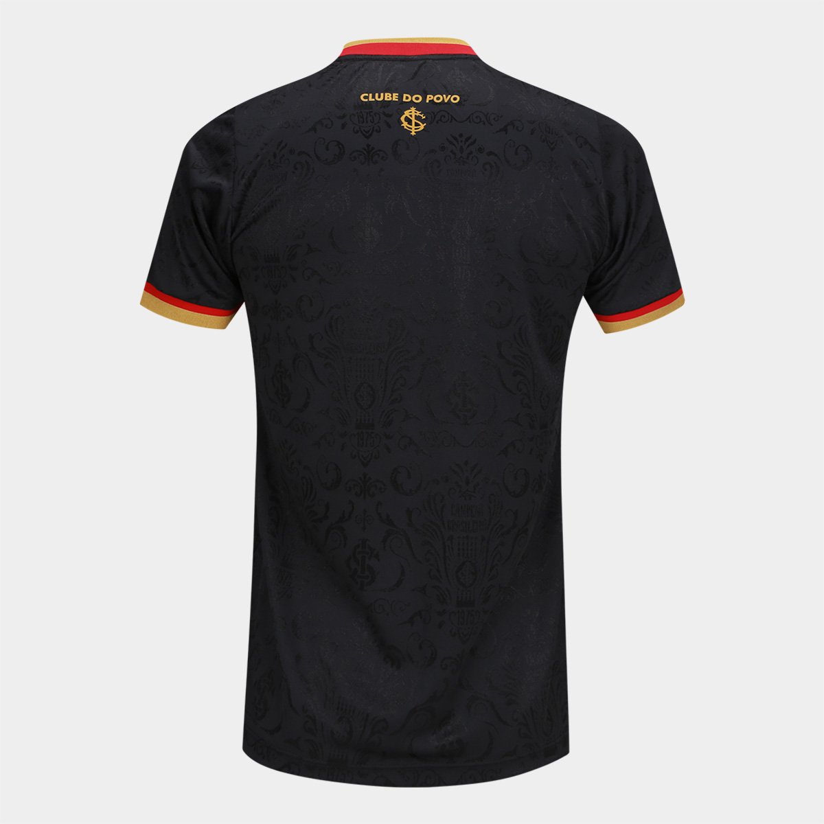 Miniatura Camisa Internacional 1975 Retrômania Masculina Preto - EGG