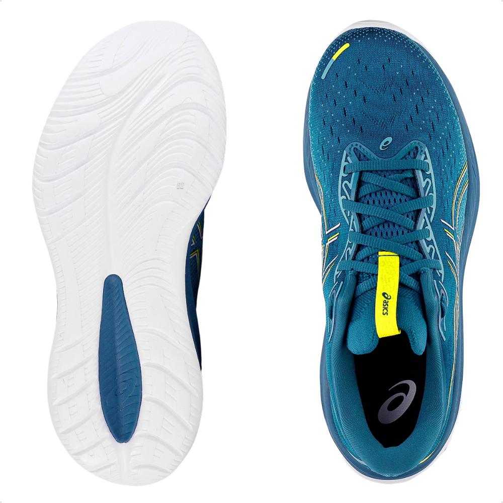 Miniatura Tênis Asics Gel Cumulus 26 Masculino Azul / Amarelo - 38