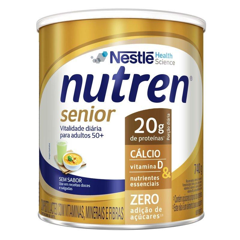 Miniatura Complemento Alimentar Nutren Senior sem sabor 740g