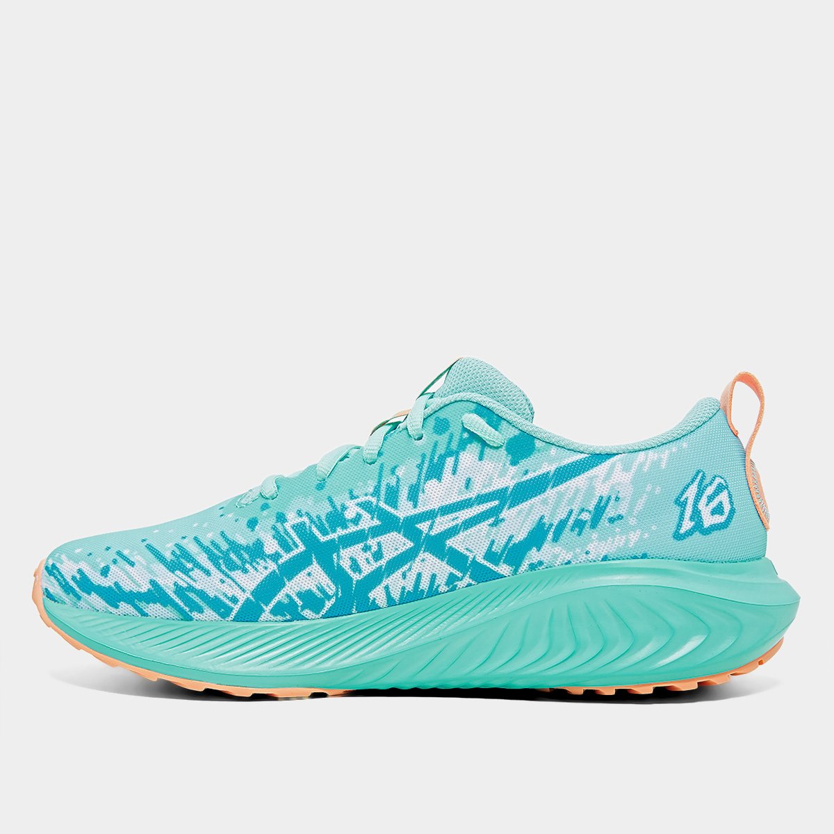 Miniatura Tênis Asics Gel Noosa Tri 16 GS Unissex Azul+Verde - 34