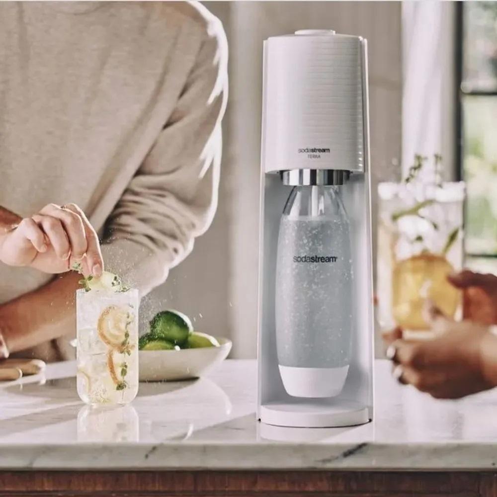 Máquina Para Gaseificar Água Terra Sodastream Branco