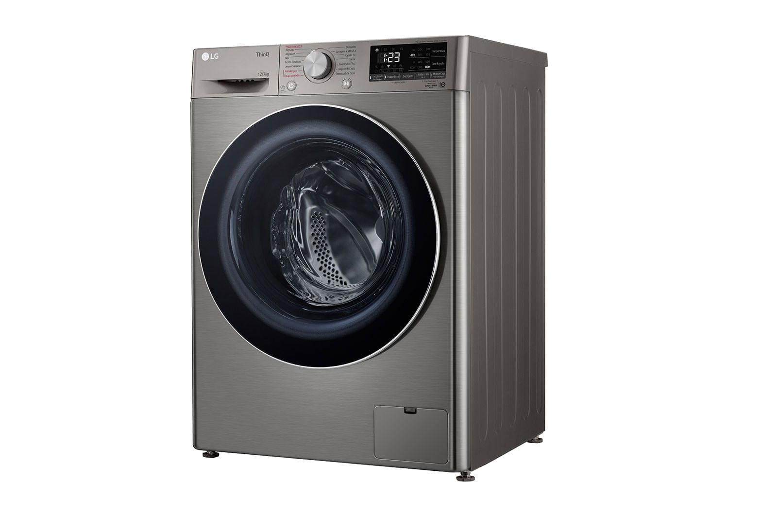 Lava e Seca LG Smart VC4 12kg Inox Look com Inteligência Artificial AIDD™ (CV5012PC4A) - 220v