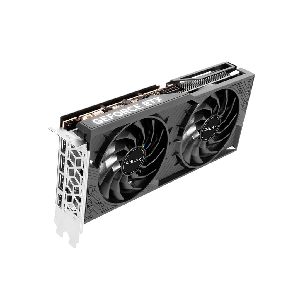 Placa de Vídeo Galax GeForce RTX 4060 TI 1-Click OC 8GB GDDR6 128 bits - 46ISL8MD8COC Preto