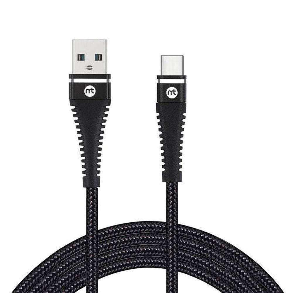 Miniatura Cabo USB-A para USB-C, 1,5 metros, Mistertech, Preto