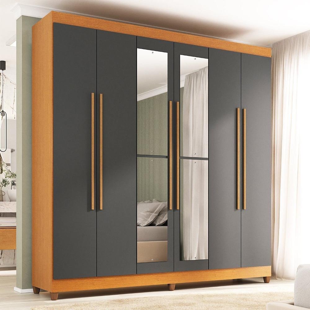 Guarda-roupa Casal com Espelho Apolo