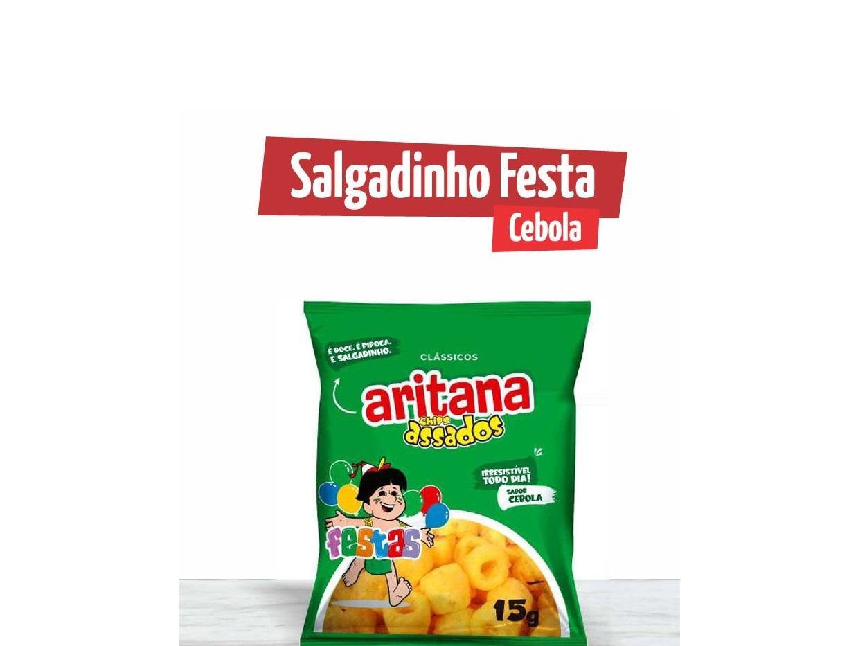 Miniatura Mini Salgadinho Chips Aritana 15G Para Festa - 125 Unidades