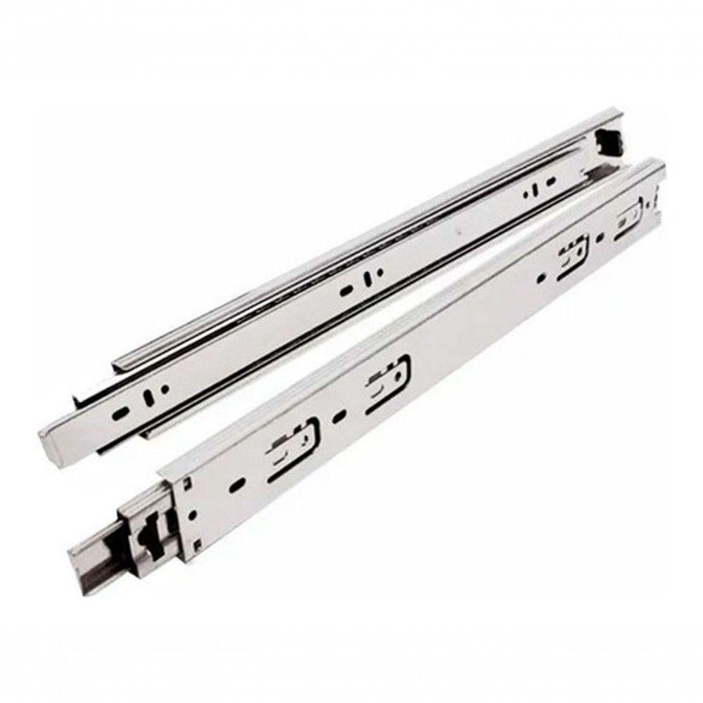 Miniatura 14 Corrediças Telescópicas 30cm Gaveta Trilho Zinca. 7 Pares