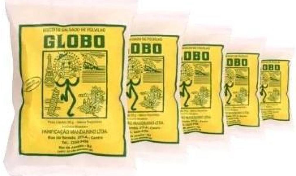 Miniatura Biscoito De Polvilho Globo Salgado -Kit 30 Unidades
