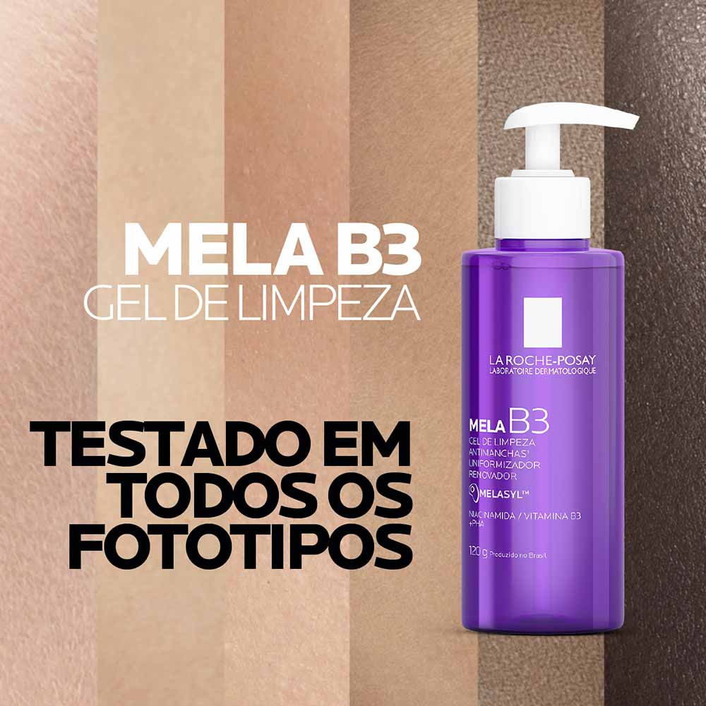 Miniatura Gel de Limpeza Antimanchas La Roche-Posay Mela B3 120g