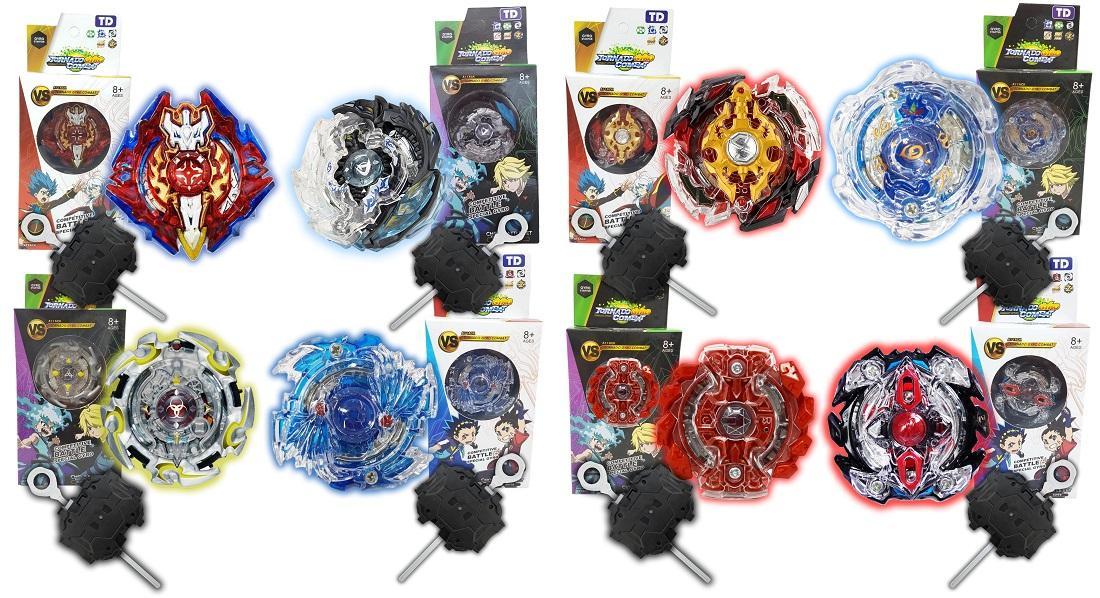Miniatura Arena Beyblade + 2 Beyblade Burst 2 Lançador Rantaro Daigo