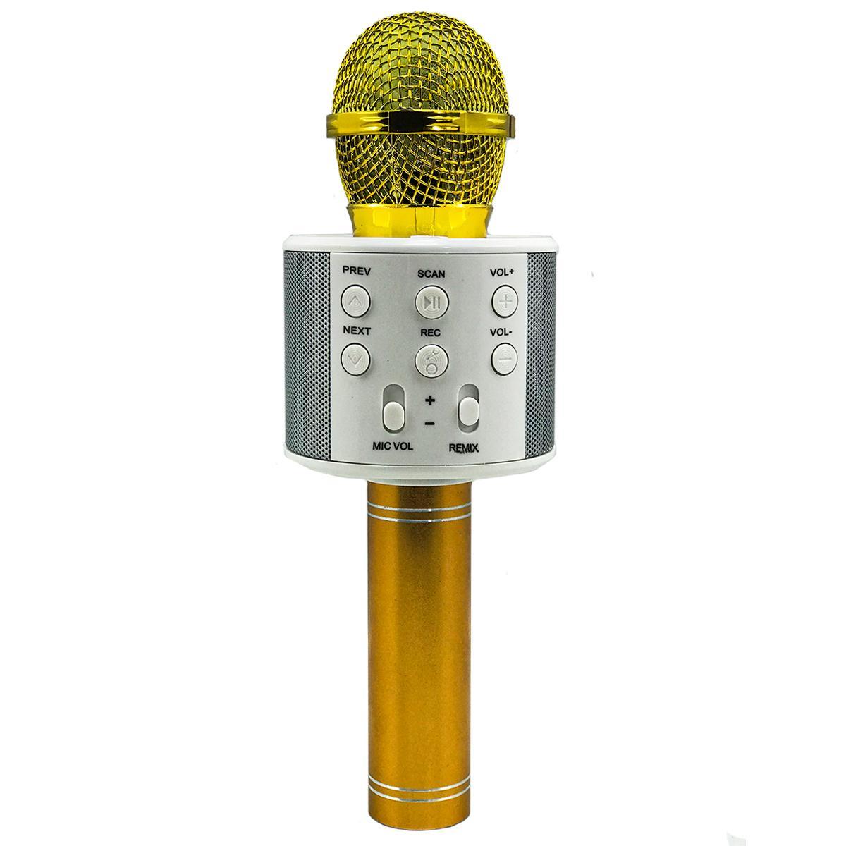 Miniatura Microfone Sem Fio Bluetooth Karaoke - Ws858