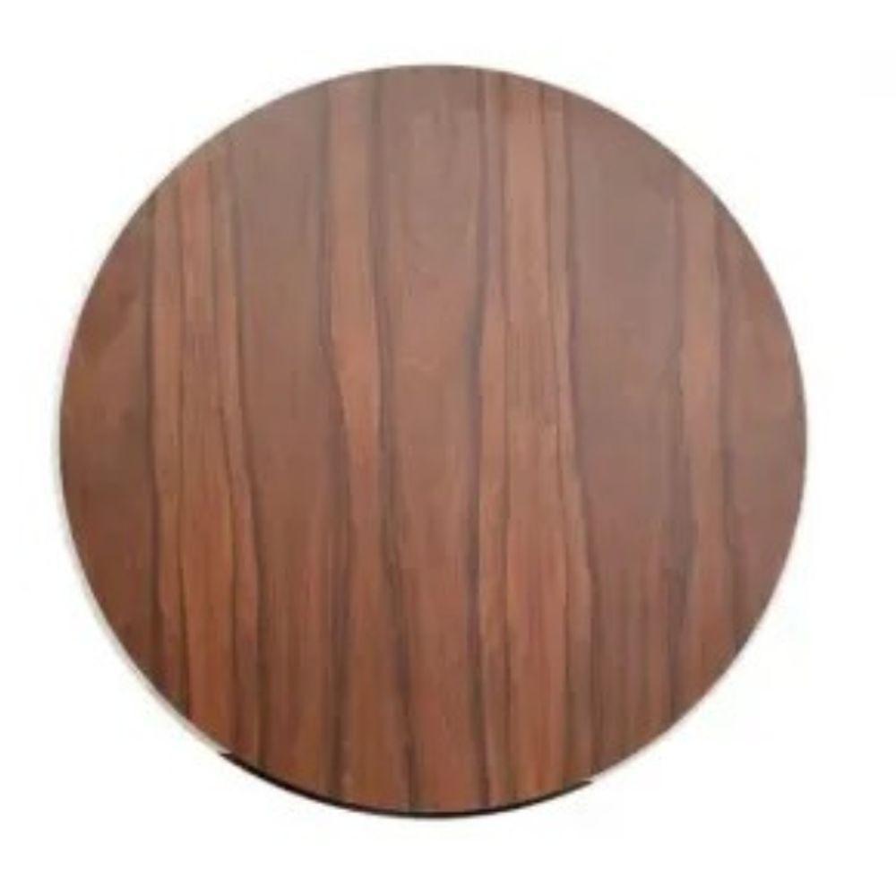 Miniatura Tampo Em Mdf Oval 244x137 Cm - Pau Ferro Cor Marrom