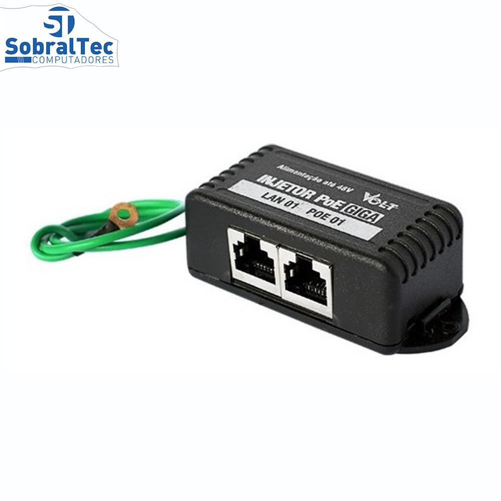 Miniatura Injetor Poe Gigabit 10/100/1000 - 48V- Giga