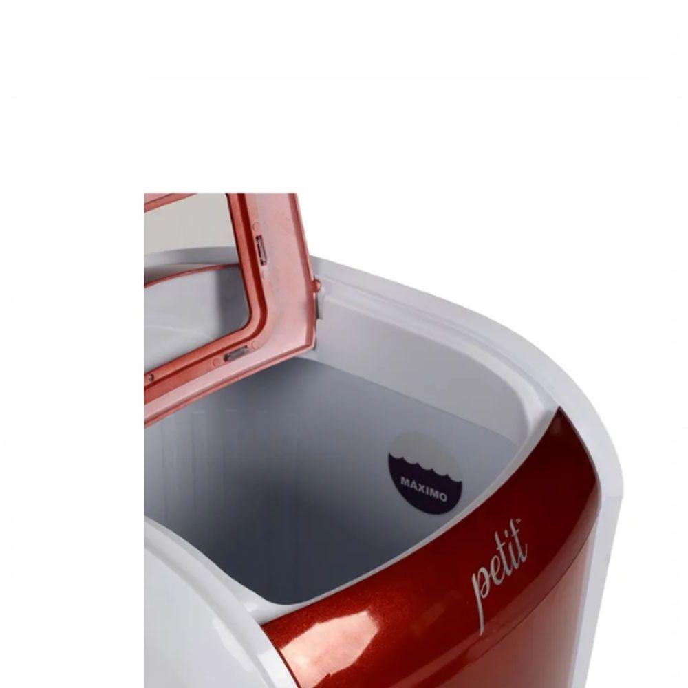 Miniatura Mini Lava Roupas Petit Praxis 1,2 Kg Cor Vermelho Voltage 220v