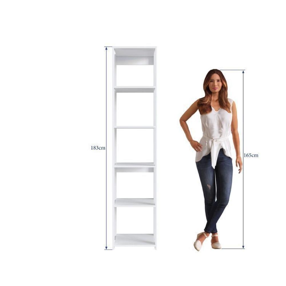 Guarda Roupa Closet 2 Peças com 1 Cabideiro 2 Gavetas e 6 Nichos Easy Prodecor Branco