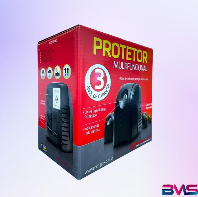 Miniatura Protetor Eletrônico Para Pc 500Va Mono 110/110- Energy Lux