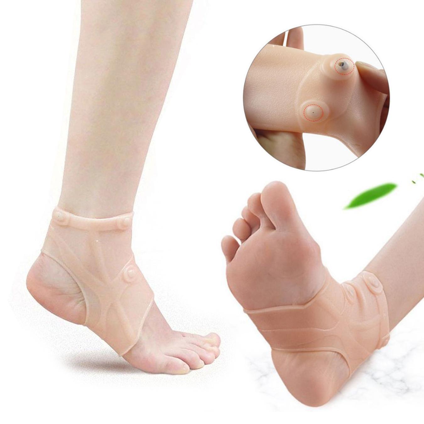 Miniatura Tornozeleira Ortopédica Silicone Magnética Tornozelo