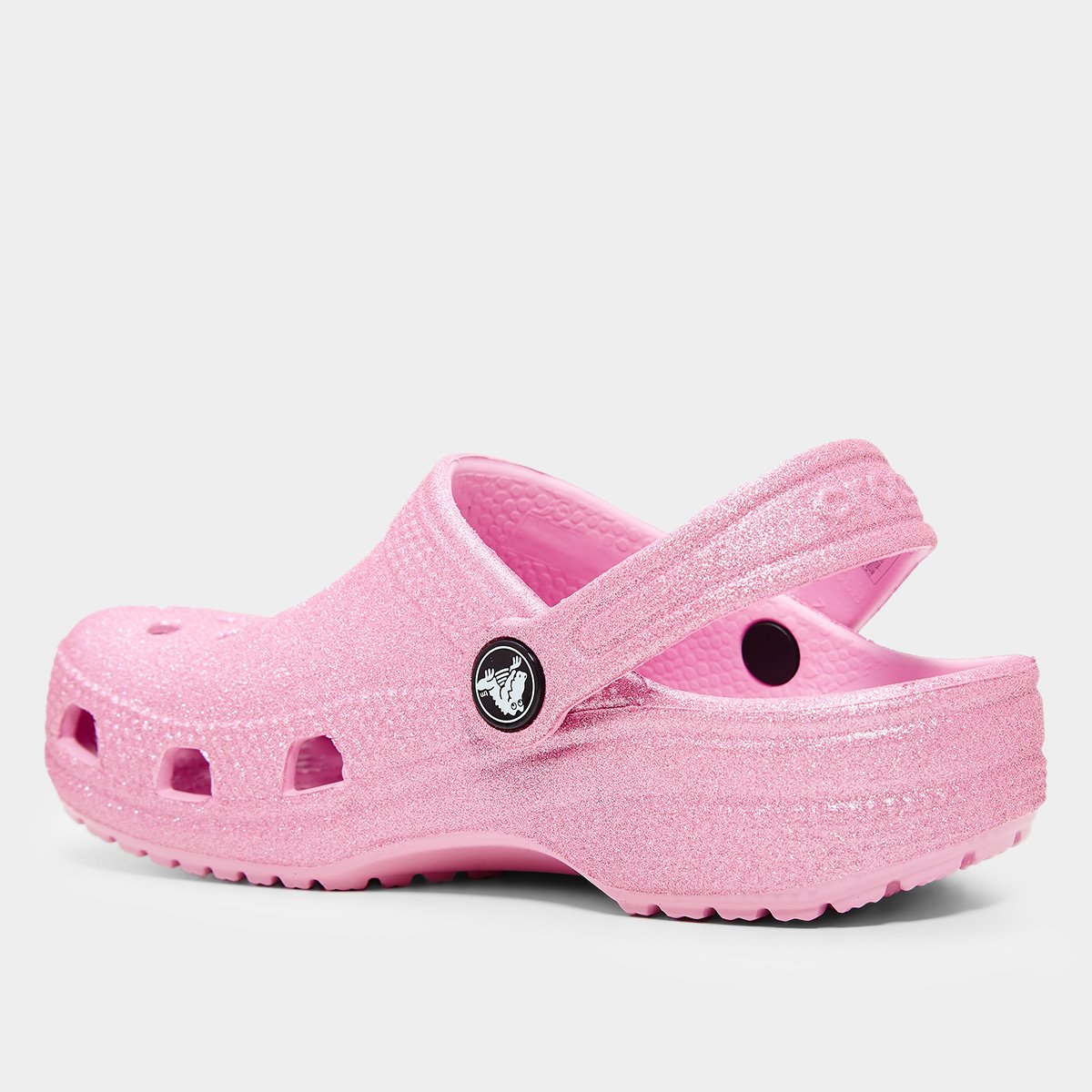 Miniatura Crocs Infantil Classic Glitter Clog K Menina Pink - 29