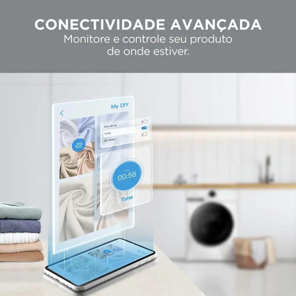 Miniatura Lava E Seca Midea 11Kg MF201D110WB/WK Branco 220V