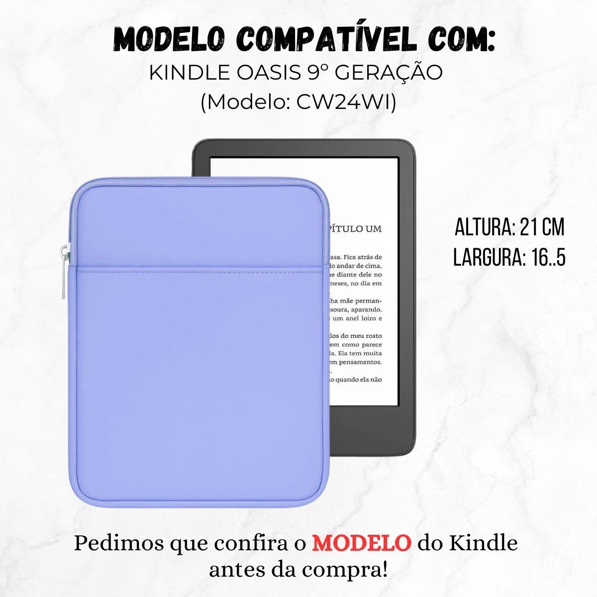 Case Bag Silicone Premium Para Kindle Oasis 9 Geração Cw24Wi