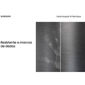 Lava-Louças Samsung DW60C7050FG/AZ 14 Serviços com Display de LED 110V – Black Inox