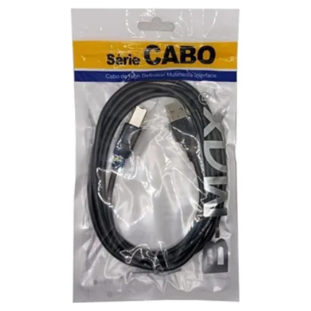 Miniatura Cabo Para Impressora Usb 2.0 Principais Marcas 1,5 Metros
